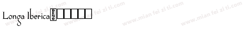 Longa Iberica字体转换